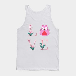 LOVE PINK CAT Tank Top